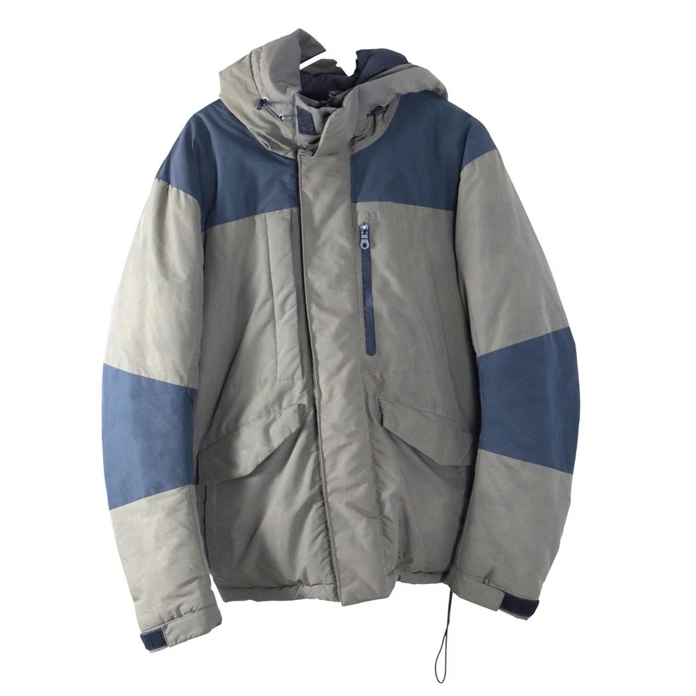 Ciaopanic Mens Hooded‎ Insulated Winter Jacket Olive Green Navy Blue Size L